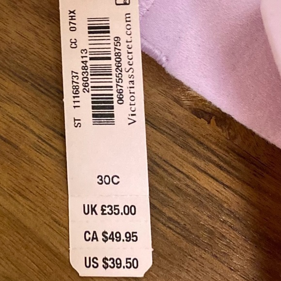 Victoria’s Secret The T-Shirt Lightly Lined Demi Bra | 30C | Orchid Bouquet 07HX - Picture 12 of 13